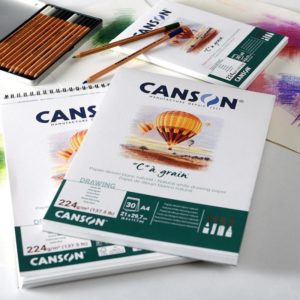 Block Canson C à grain 224 gsm