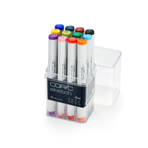 Set Copic Sketch colores básicos 12 unidades