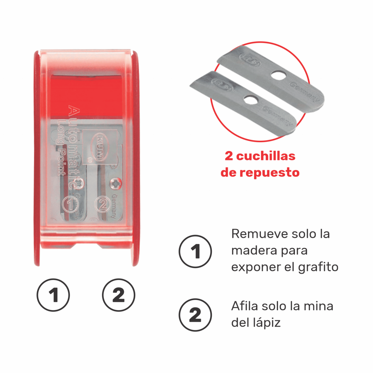 Tajador long point automatic - Imagen 4