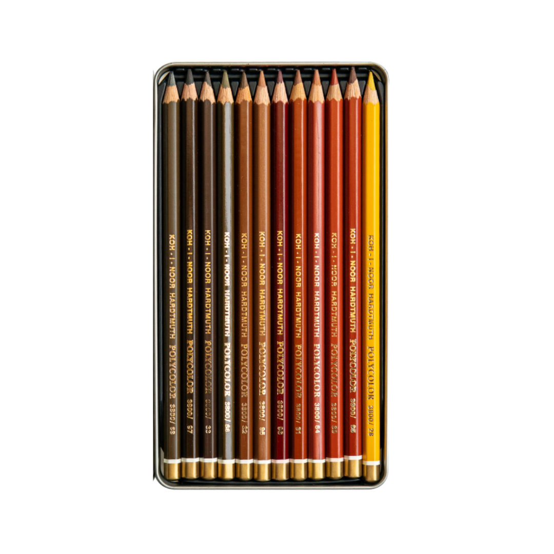 Policromos marrones koh i noor 12und - Imagen 3