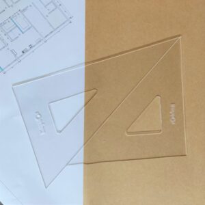 Escuadra acrílica grande Rotring