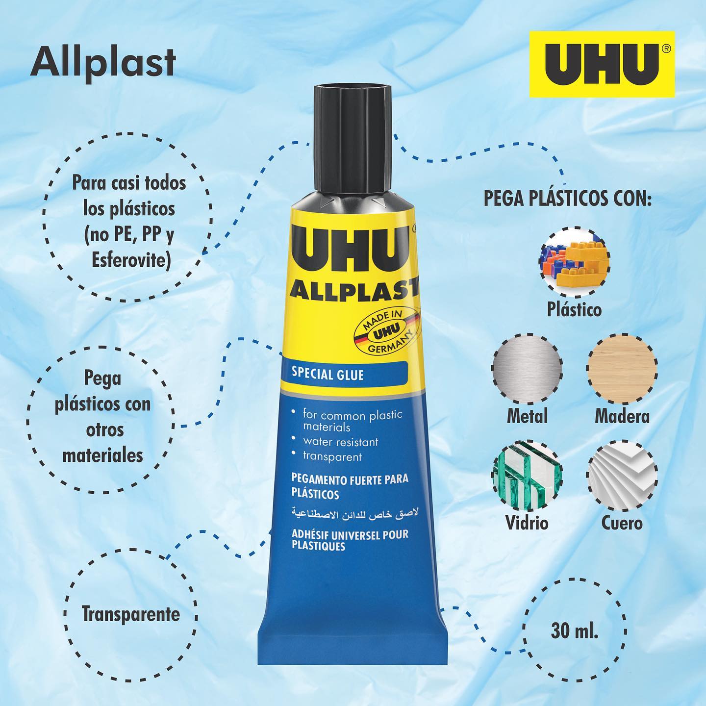Uhu allplast 33ml - Imagen 3